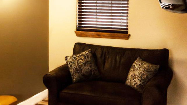 1 Queen Bed, Sleeper Couch in the Lodge Photo 3